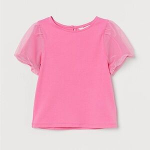 SOLD//Girl’s H&M Balloon Sleeve Top
